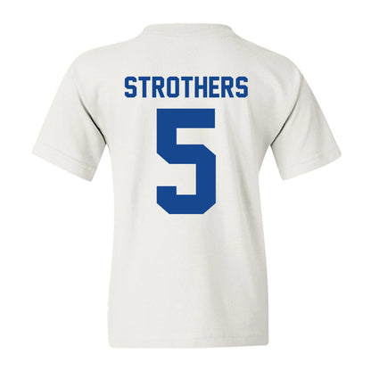 Hampton - NCAA Men's Basketball : Etienne Strothers - Vintage Shersey Youth T-Shirt-1