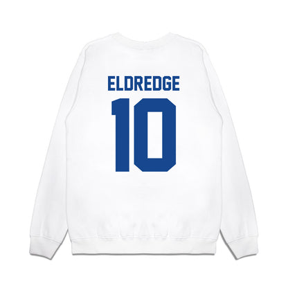 Hampton - NCAA Men's Basketball : Chris Eldredge - Vintage Shersey Premium Crewneck Sweatshirt-1