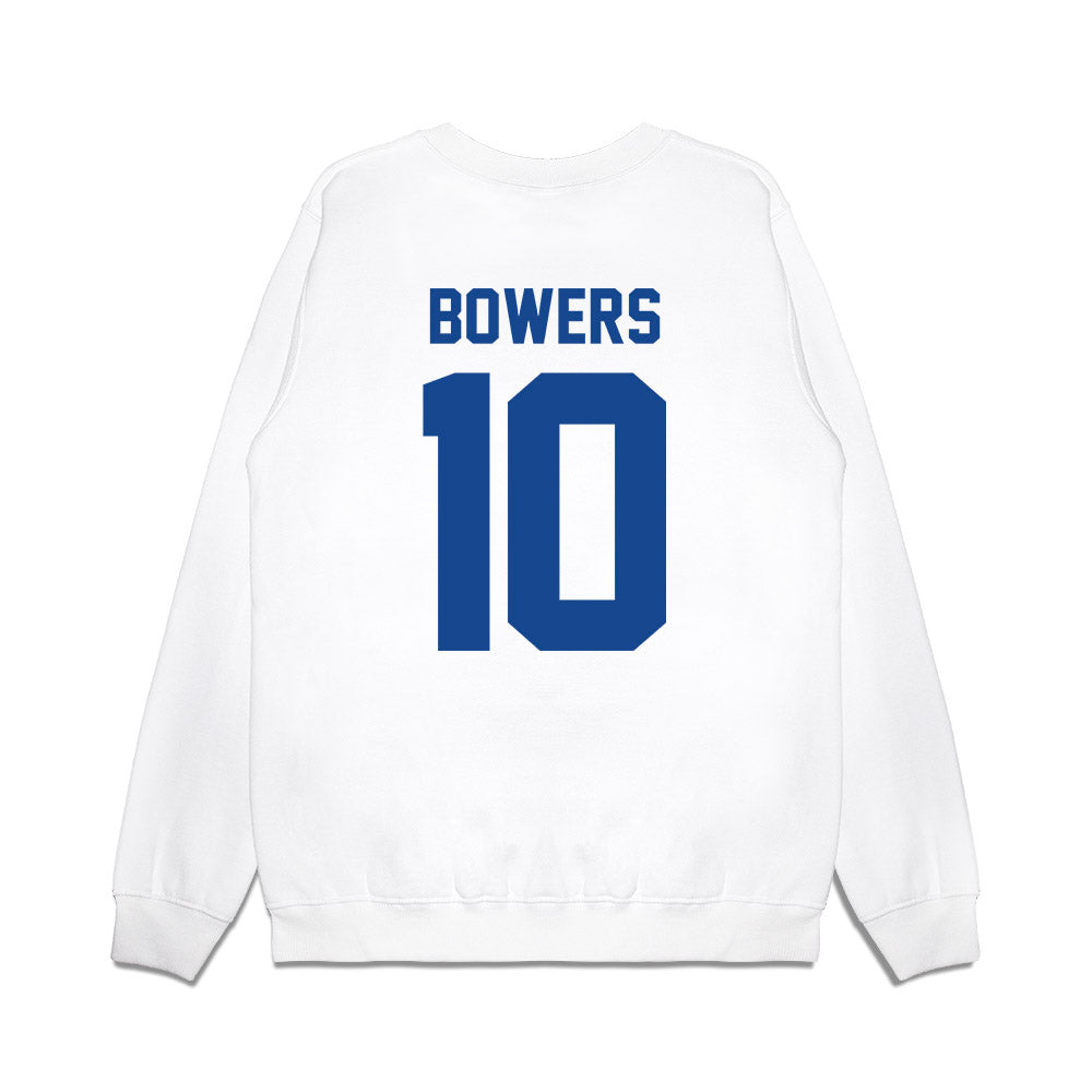 Hampton - NCAA Women's Basketball : Jeniya Bowers - Vintage Shersey Premium Crewneck Sweatshirt-1