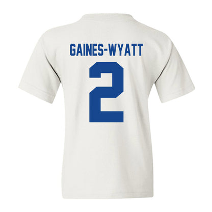 Hampton - NCAA Men's Basketball : Jalyke Gaines-Wyatt - Vintage Shersey Youth T-Shirt-1