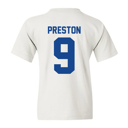 Hampton - NCAA Men's Basketball : William Preston - Vintage Shersey Youth T-Shirt-1