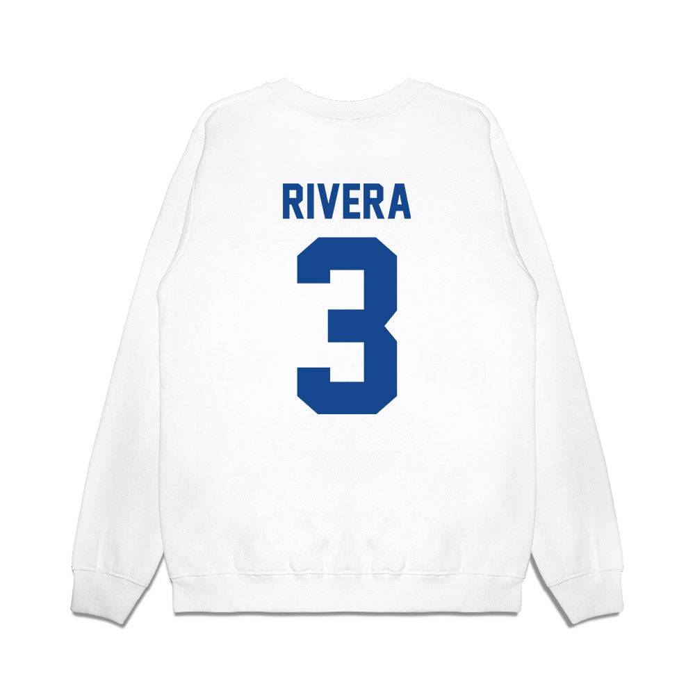 Hampton - NCAA Women's Basketball : Nilah Rivera - Vintage Shersey Premium Crewneck Sweatshirt-1