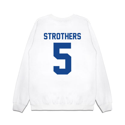 Hampton - NCAA Men's Basketball : Etienne Strothers - Vintage Shersey Premium Crewneck Sweatshirt-1
