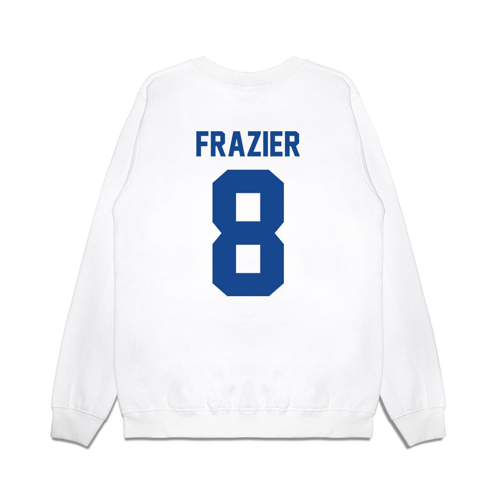 Hampton - NCAA Men's Basketball : Maximus Frazier - Vintage Shersey Premium Crewneck Sweatshirt-1