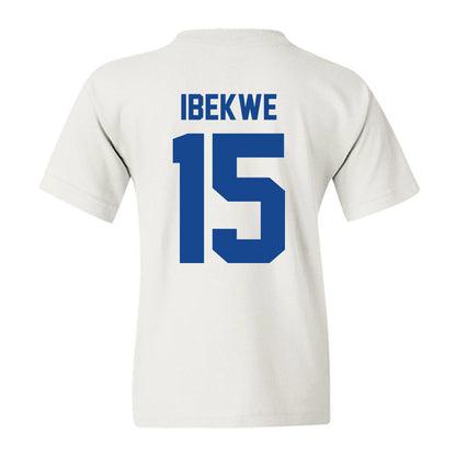 Hampton - NCAA Men's Basketball : Zion Ibekwe - Vintage Shersey Youth T-Shirt-1