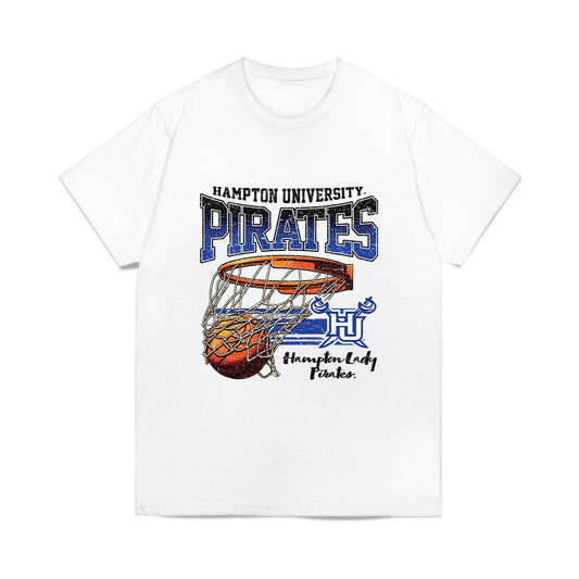 Hampton - NCAA Women's Basketball : Diamond Wiggins - Vintage Shersey Comfort Colors T-Shirt-0