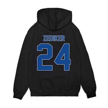 Creighton - NCAA Women's Basketball : Ava Zediker - Vintage Basketball Premium Hooded Sweatshirt-1