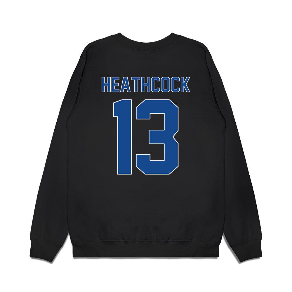 Creighton - NCAA Women's Basketball : Allison Heathcock - Vintage Basketball Premium Crewneck Sweatshirt-1