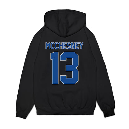 Creighton - NCAA Men's Basketball : Liam Mcchesney - Vintage Basketball Premium Hooded Sweatshirt-1