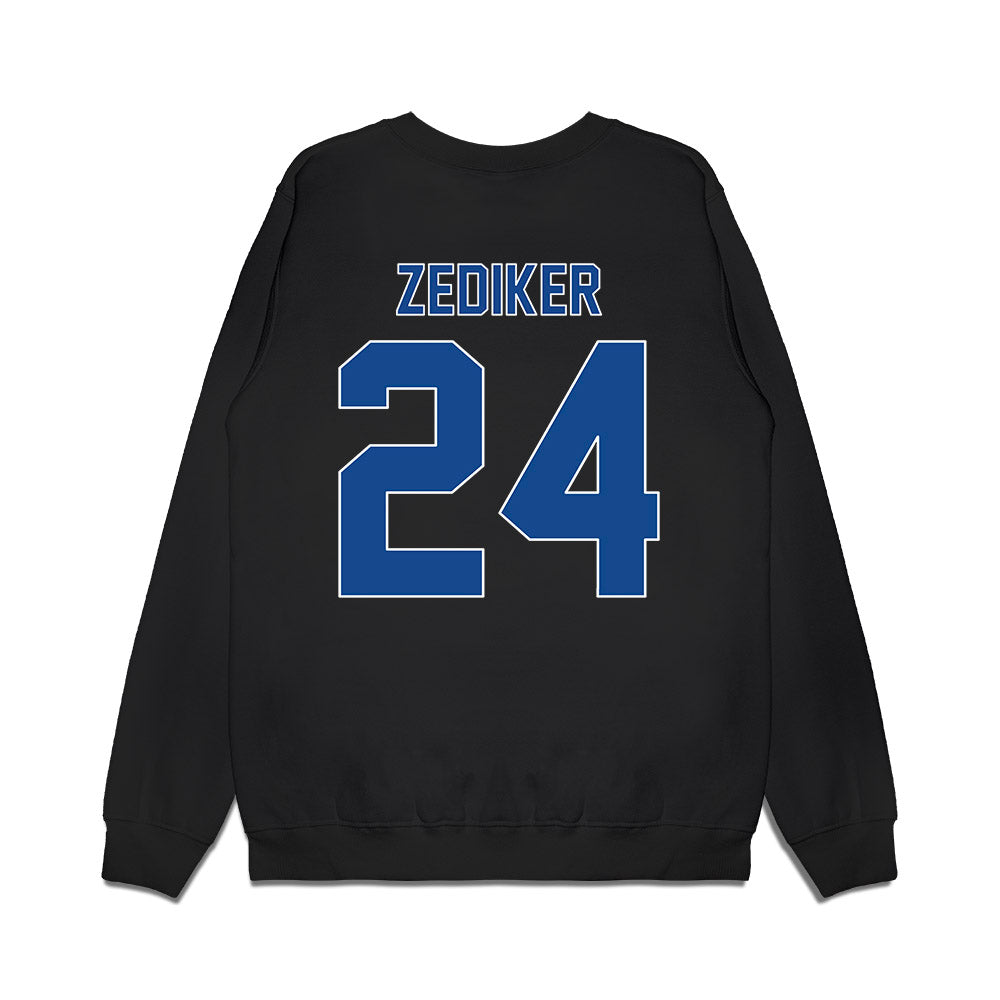 Creighton - NCAA Women's Basketball : Ava Zediker - Vintage Basketball Premium Crewneck Sweatshirt-1