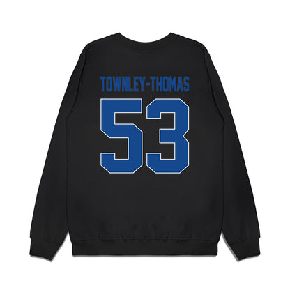 Creighton - NCAA Men's Basketball : Joshua Townley-Thomas - Vintage Basketball Premium Crewneck Sweatshirt-1