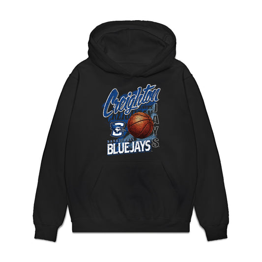 Creighton - NCAA Men's Basketball : Liam Mcchesney - Vintage Basketball Premium Hooded Sweatshirt-0