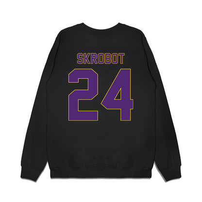 WIU - NCAA Women's Basketball : Sidney Skrobot - Vintage Basketball Premium Crewneck Sweatshirt-1
