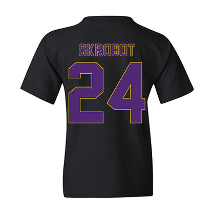 WIU - NCAA Women's Basketball : Sidney Skrobot - Vintage Basketball Youth T-Shirt-1