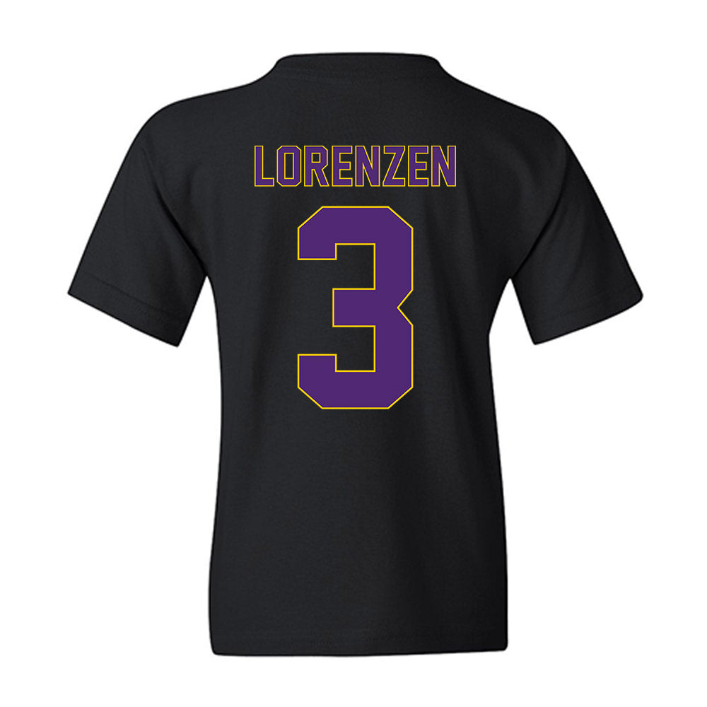 WIU - NCAA Men's Basketball : Lucas Lorenzen - Vintage Basketball Youth T-Shirt-1