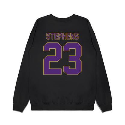 WIU - NCAA Men's Basketball : Danny Stephens - Vintage Basketball Premium Crewneck Sweatshirt-1