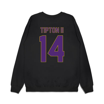 WIU - NCAA Men's Basketball : Steven Tipton II - Vintage Basketball Premium Crewneck Sweatshirt-1