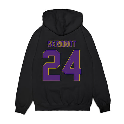 WIU - NCAA Women's Basketball : Sidney Skrobot - Vintage Basketball Premium Hooded Sweatshirt-1