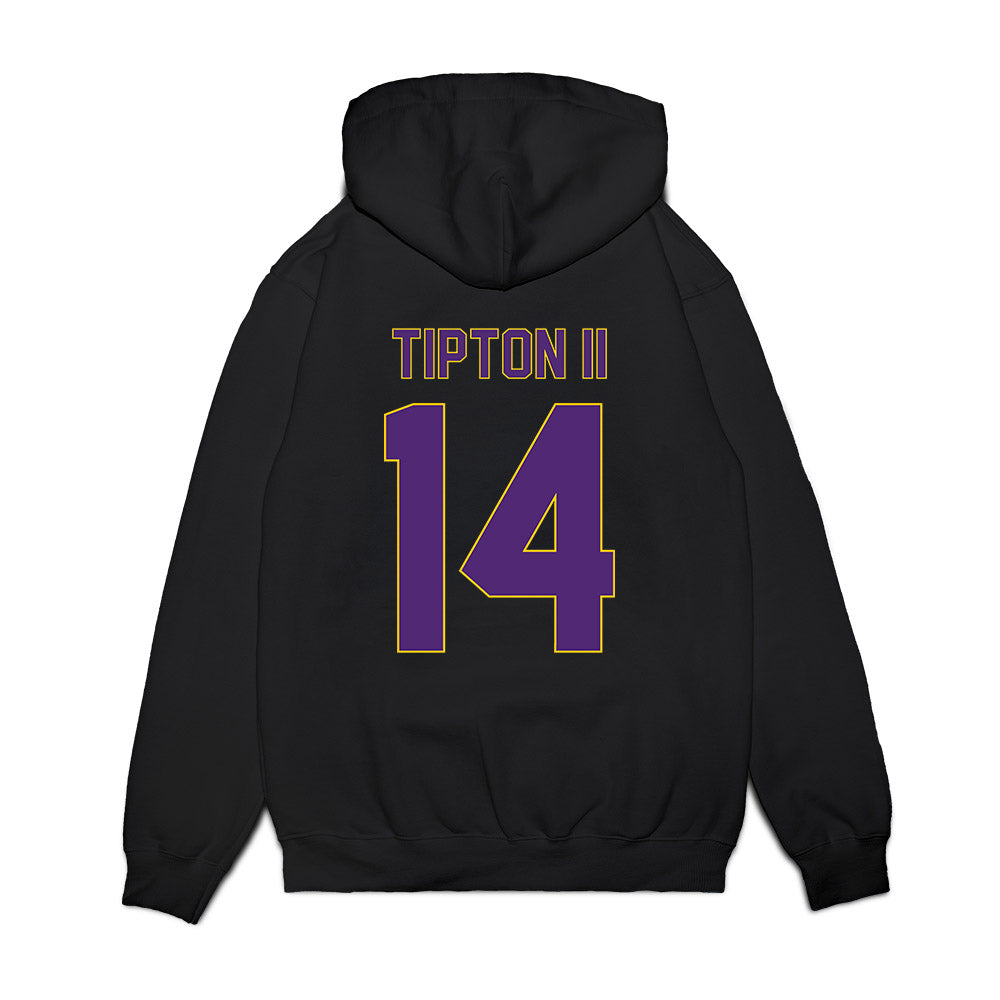 WIU - NCAA Men's Basketball : Steven Tipton II - Vintage Basketball Premium Hooded Sweatshirt-1