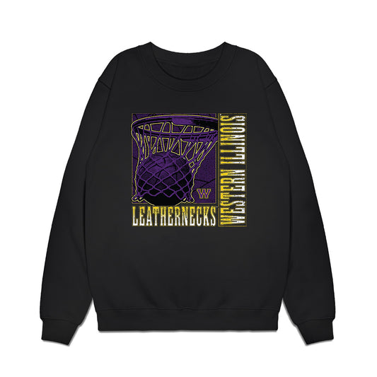 WIU - NCAA Men's Basketball : Goanar Biliew - Vintage Basketball Premium Crewneck Sweatshirt-0