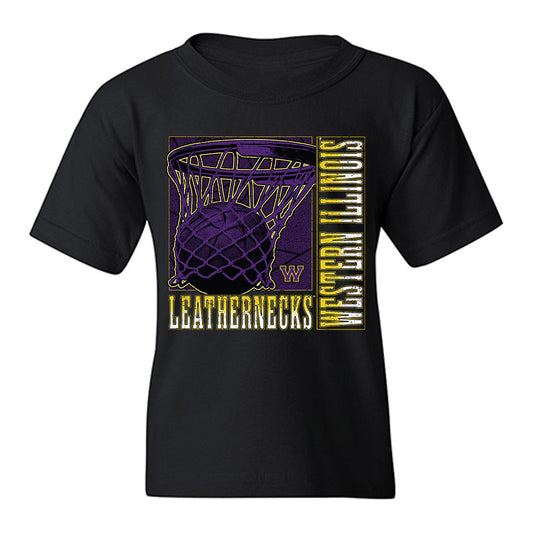 WIU - NCAA Men's Basketball : Tyran Cook - Vintage Basketball Youth T-Shirt-0