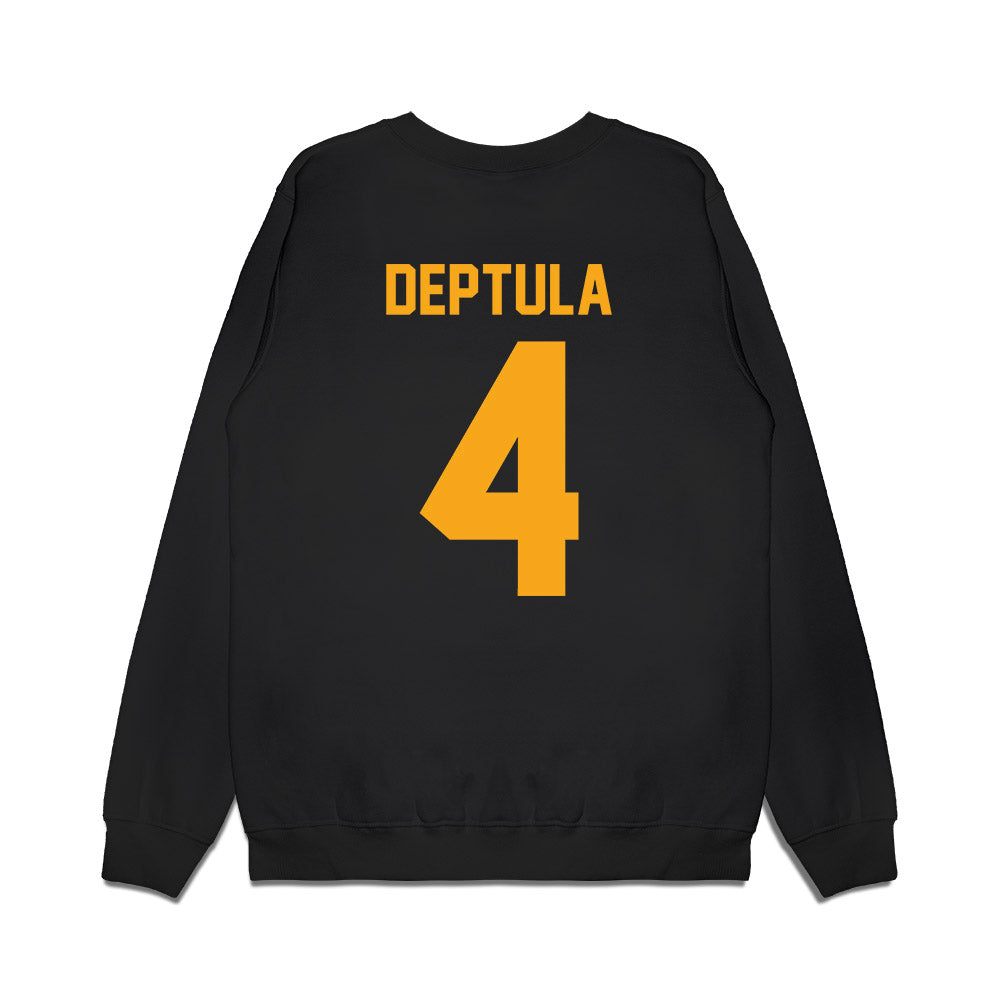 Loyola - NCAA Women's Basketball : Audrey Deptula - Vintage Basketball Premium Crewneck Sweatshirt-1