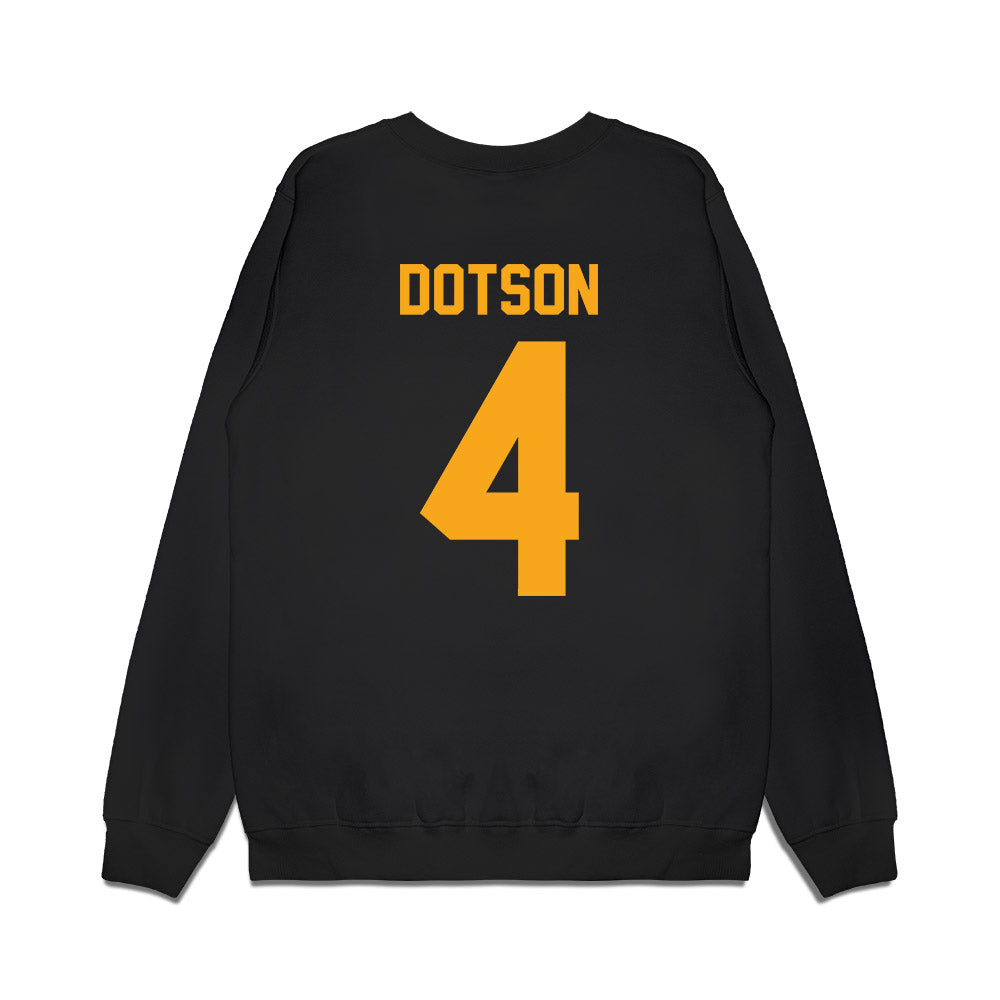 Loyola - NCAA Men's Basketball : Kayde Dotson - Vintage Basketball Premium Crewneck Sweatshirt-1