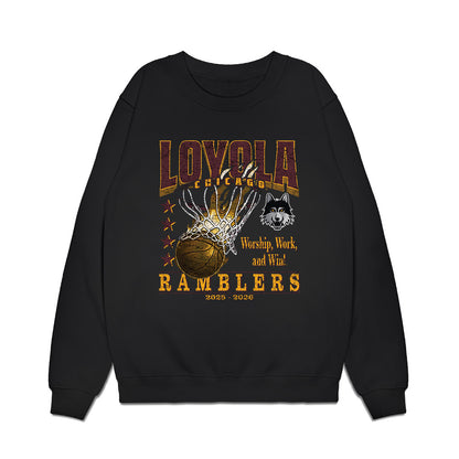Loyola - NCAA Women's Basketball : Clara Djoko - Vintage Basketball Premium Crewneck Sweatshirt-0