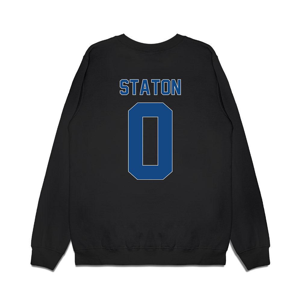FGCU - NCAA Women's Basketball : Anasia Staton - Vintage Basketball Premium Crewneck Sweatshirt-1