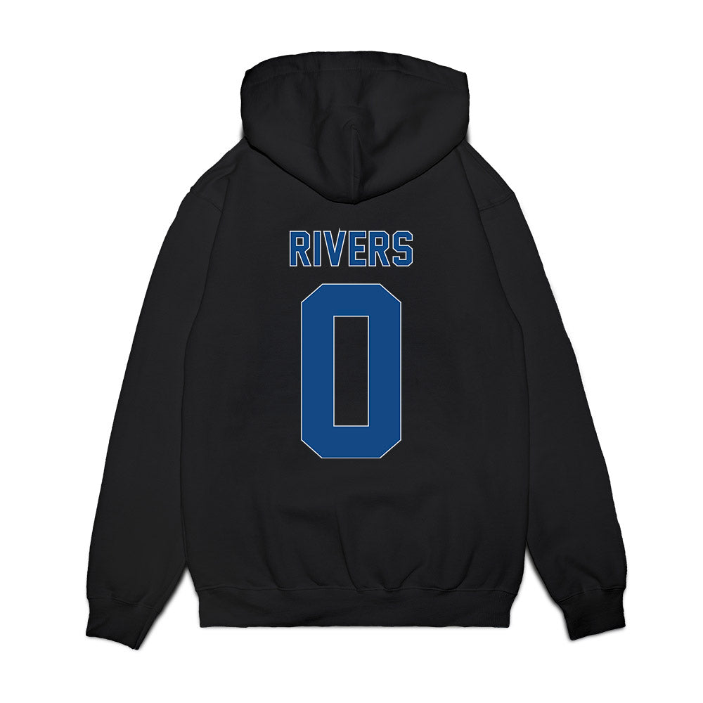 FGCU - NCAA Men's Basketball : Dakota Rivers - Vintage Basketball Premium Hooded Sweatshirt-1