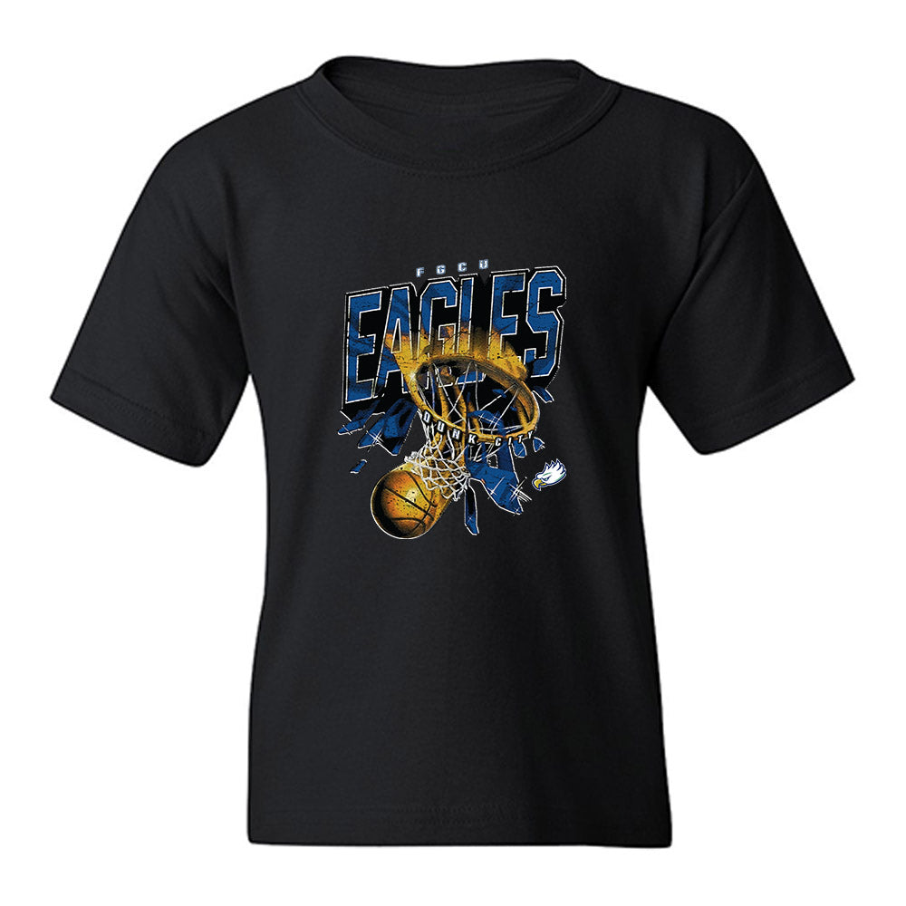 FGCU - NCAA Men's Basketball : Dakota Rivers - Vintage Basketball Youth T-Shirt-0