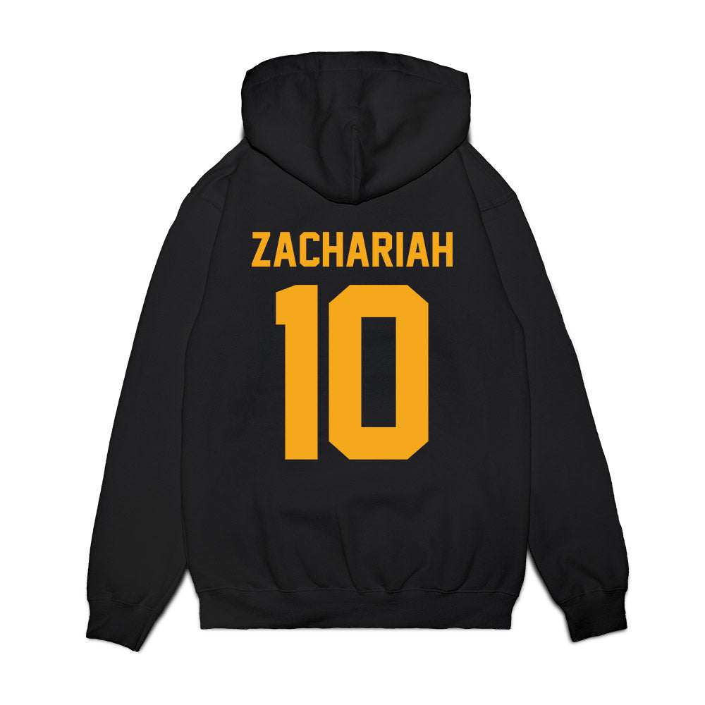 VCU - NCAA Women's Basketball : Ann Zachariah - Vintage Basketball Premium Hooded Sweatshirt-1
