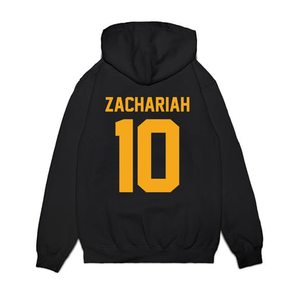VCU - NCAA Women's Basketball : Ann Zachariah - Vintage Basketball Premium Hooded Sweatshirt-1