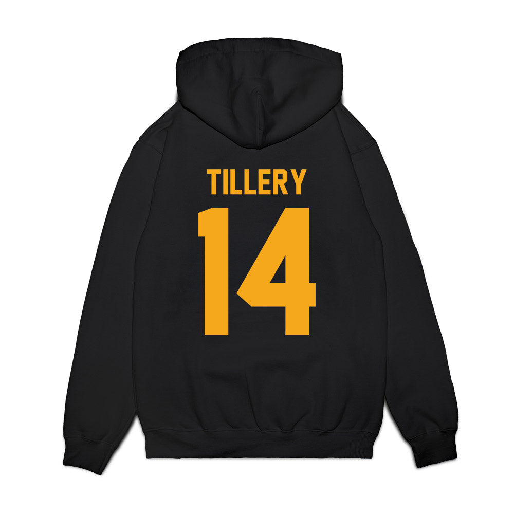 VCU - NCAA Men's Basketball : Jordan Tillery - Vintage Basketball Premium Hooded Sweatshirt-1