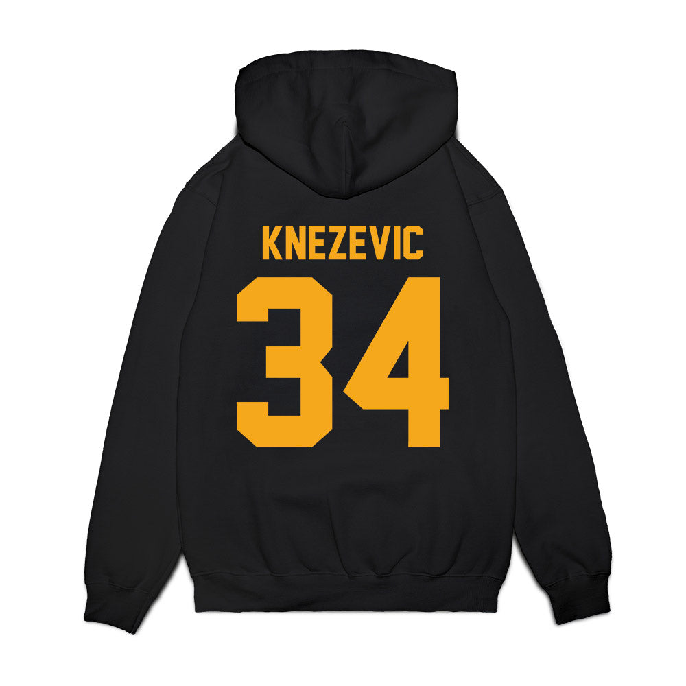 VCU - NCAA Women's Basketball : Katarina Knezevic - Vintage Basketball Premium Hooded Sweatshirt-1