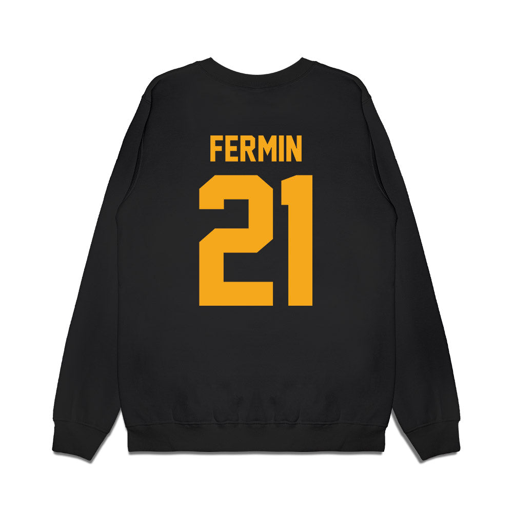 VCU - NCAA Men's Basketball : Christian Fermin - Vintage Basketball Premium Crewneck Sweatshirt-1