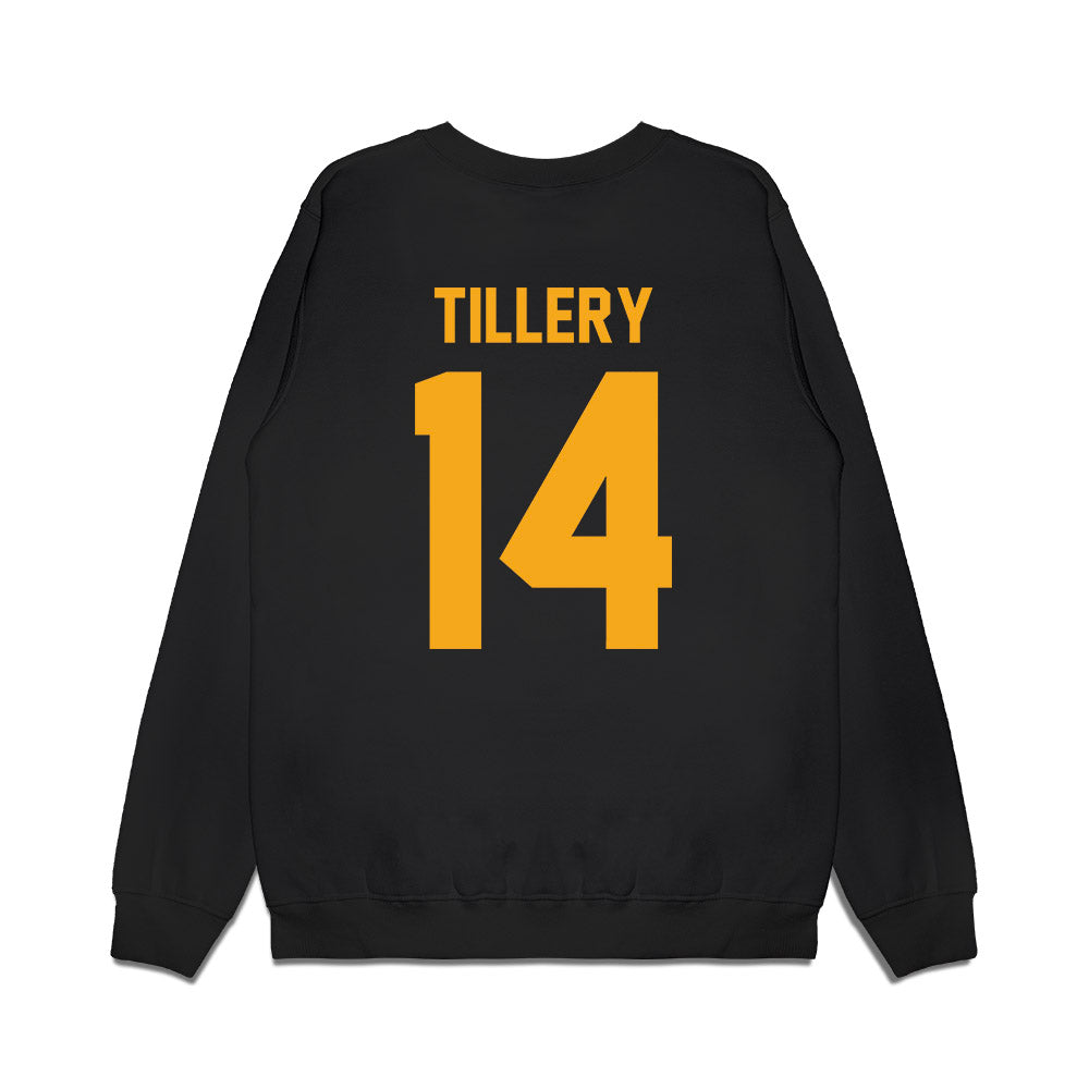VCU - NCAA Men's Basketball : Jordan Tillery - Vintage Basketball Premium Crewneck Sweatshirt-1