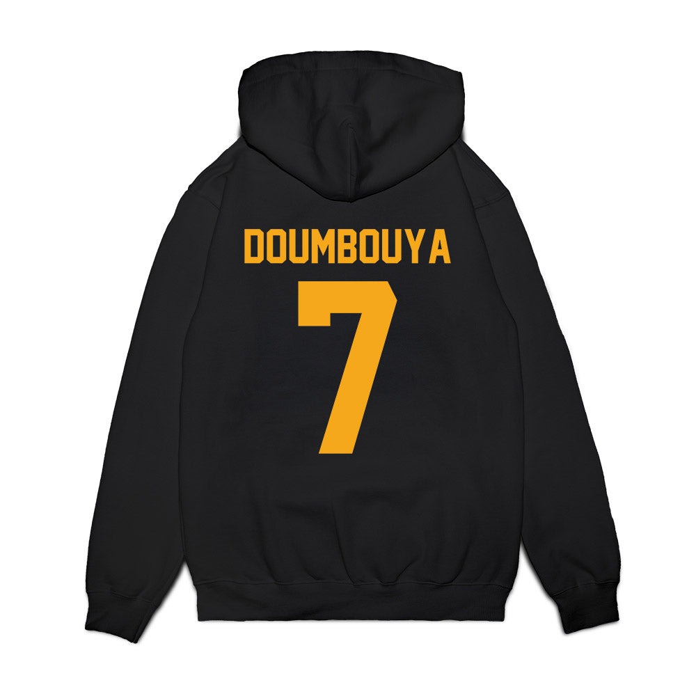 VCU - NCAA Women's Basketball : Hawa Doumbouya - Vintage Basketball Premium Hooded Sweatshirt-1