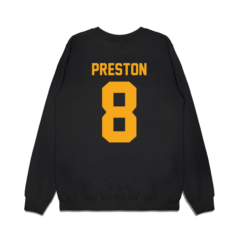 VCU - NCAA Women's Basketball : Daija Preston - Vintage Basketball Premium Crewneck Sweatshirt-1