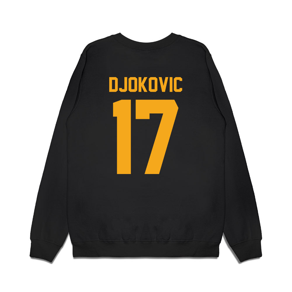 VCU - NCAA Men's Basketball : Lazar Djokovic - Vintage Basketball Premium Crewneck Sweatshirt-1