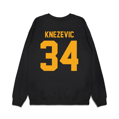VCU - NCAA Women's Basketball : Katarina Knezevic - Vintage Basketball Premium Crewneck Sweatshirt-1