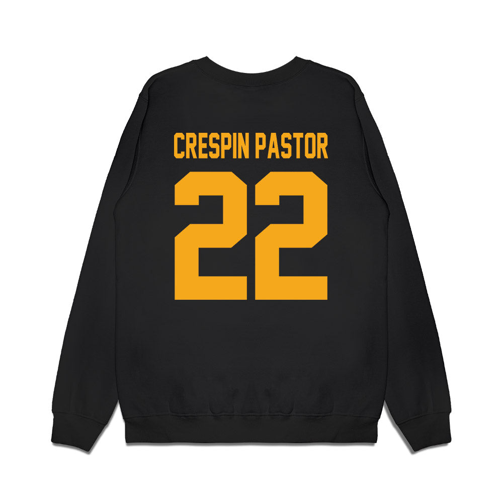 VCU - NCAA Women's Basketball : Laia Crespin Pastor - Vintage Basketball Premium Crewneck Sweatshirt-1