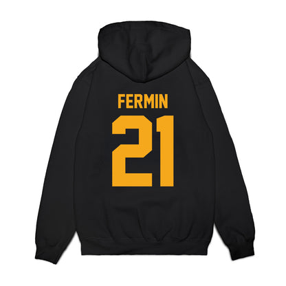 VCU - NCAA Men's Basketball : Christian Fermin - Vintage Basketball Premium Hooded Sweatshirt-1