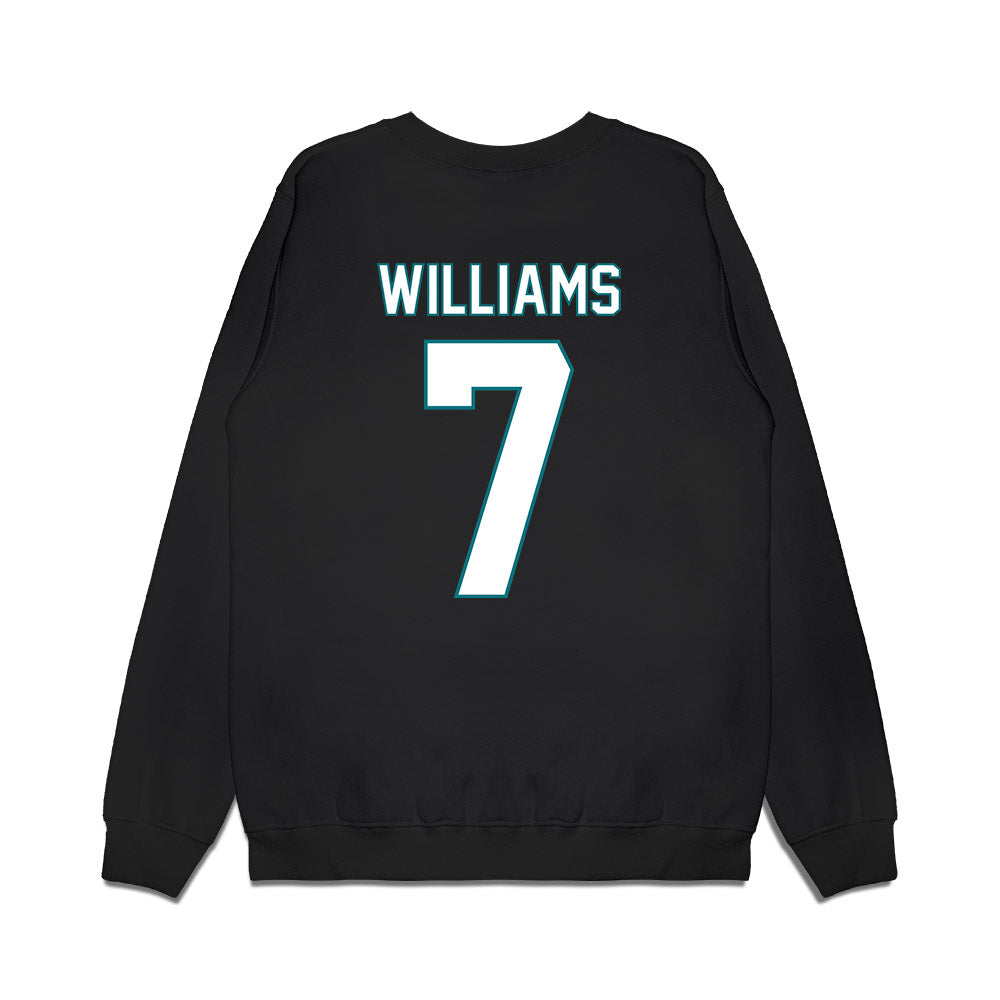 UNC Wilmington - NCAA Men's Basketball : Greedy Williams - Vintage Premium Crewneck Sweatshirt-1