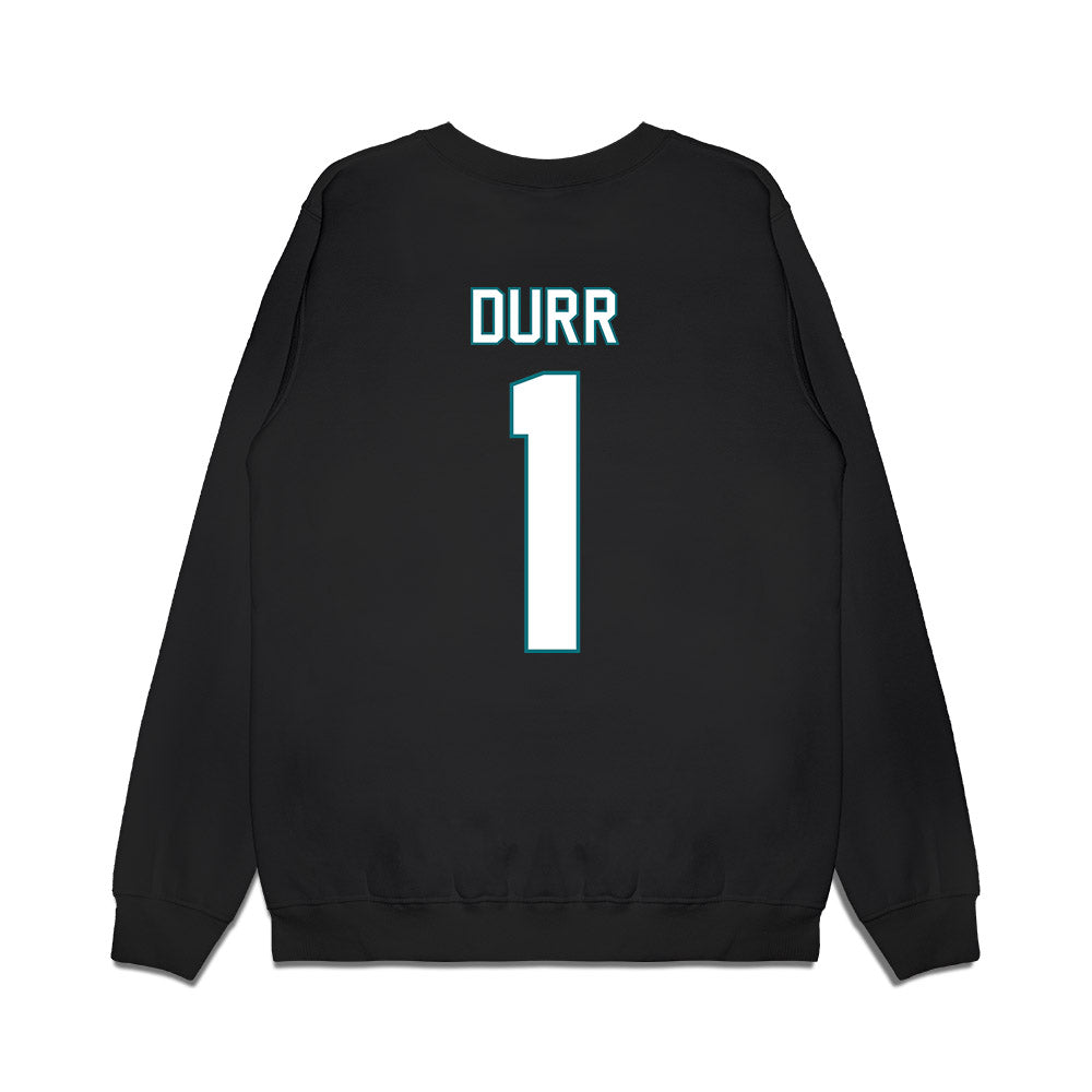 UNC Wilmington - NCAA Men's Basketball : Madison Durr - Vintage Premium Crewneck Sweatshirt-1