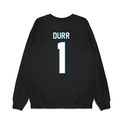 UNC Wilmington - NCAA Men's Basketball : Madison Durr - Vintage Premium Crewneck Sweatshirt-1