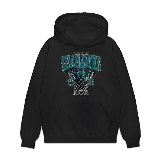 UNC Wilmington - NCAA Women's Basketball : Corrie McLaughlin - Vintage Premium Hooded Sweatshirt-0