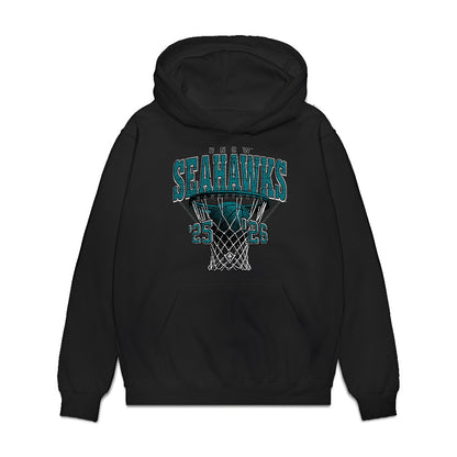 UNC Wilmington - NCAA Men's Basketball : Greedy Williams - Vintage Premium Hooded Sweatshirt-0
