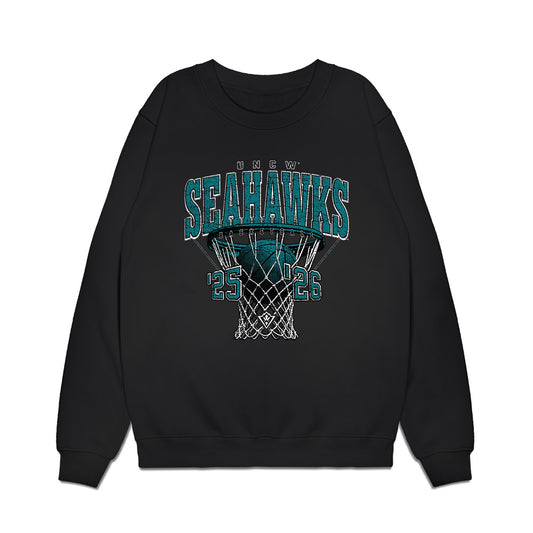UNC Wilmington - NCAA Men's Basketball : Madison Durr - Vintage Premium Crewneck Sweatshirt-0