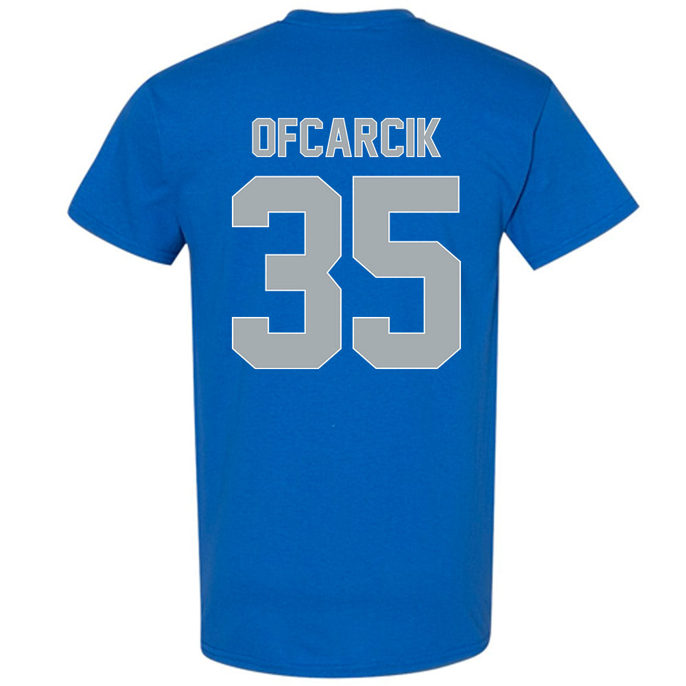 CNU - NCAA Men's Basketball : Jason Ofcarcik - Vintage Shersey T-Shirt-1